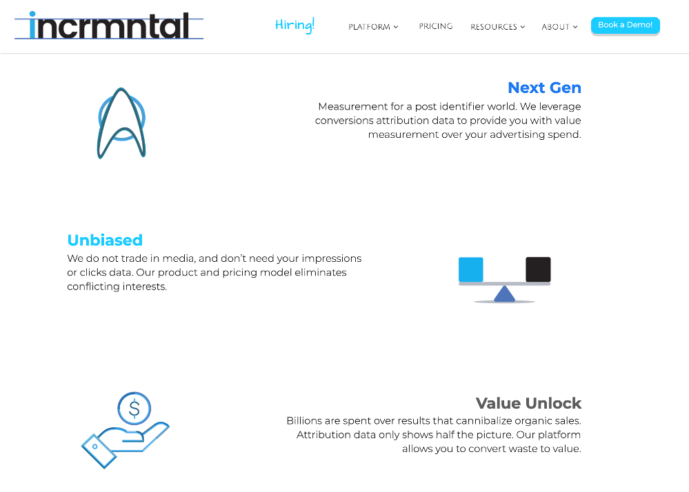 incrmntal features