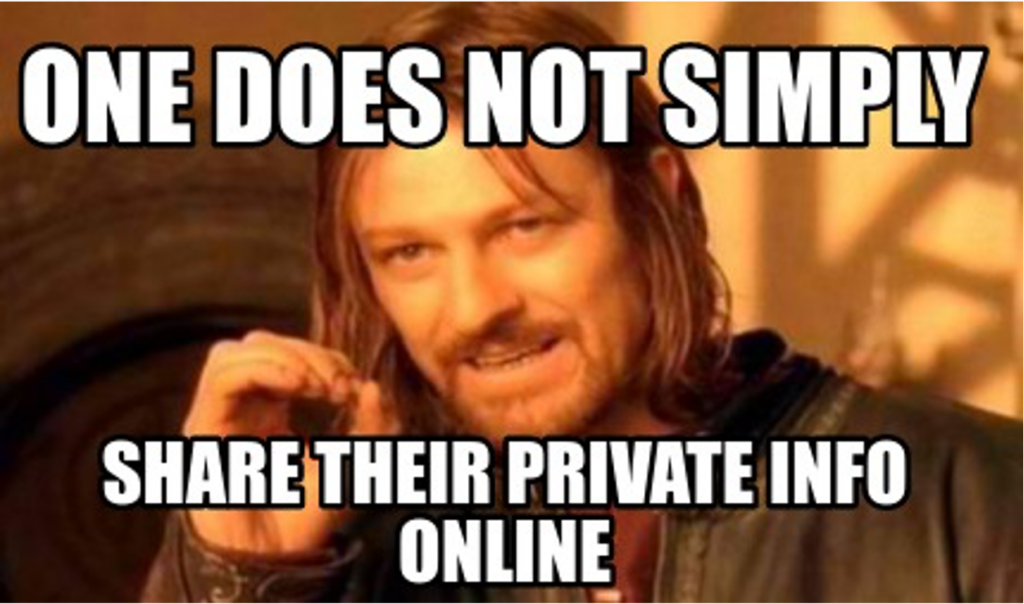 share data online privacy